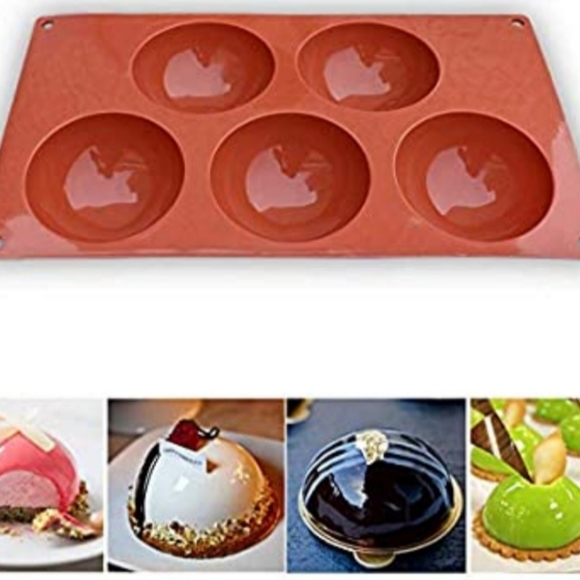 FREE ADD-ON - 5 Holes Hot Chocolate Bomb Mold - Picture 2 of 9